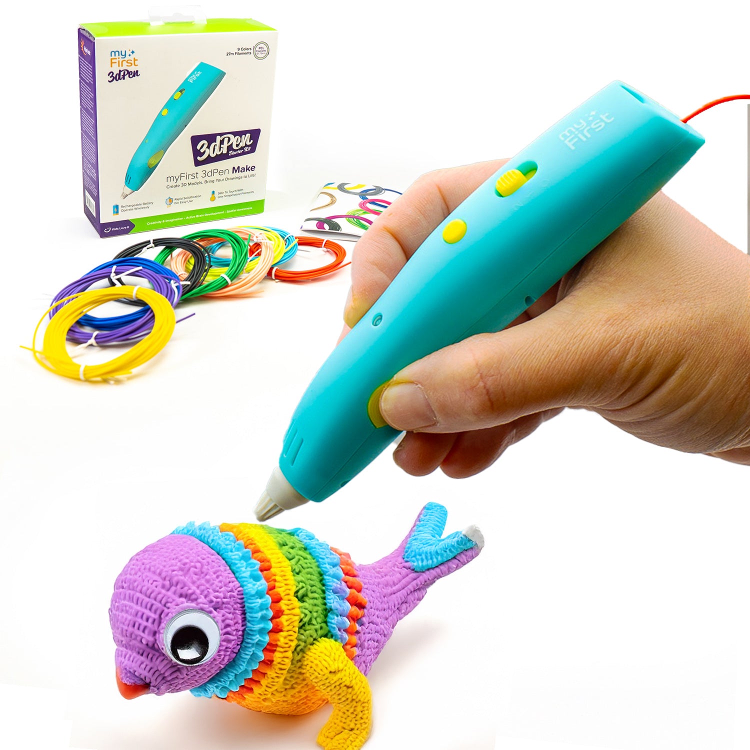myFirst 3dPen Make,一支低温PCL 3D打印笔儿童版