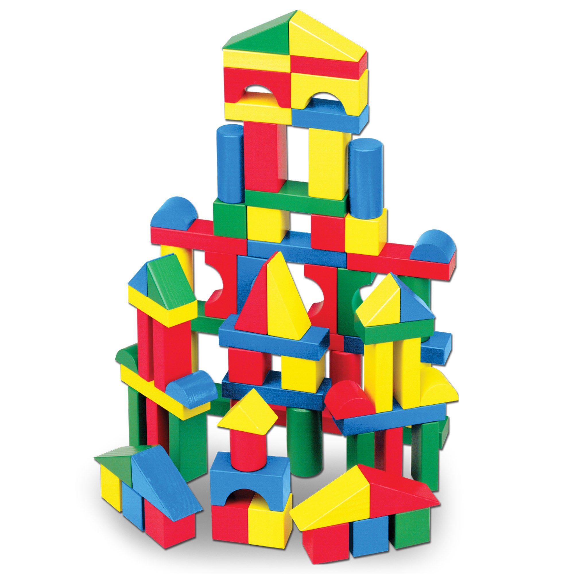 Melissa & Doug 100er-Set Holzbausteine