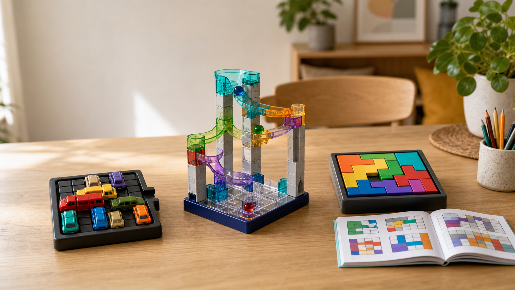 Rush Hour vs Gravity Maze vs Kanoodle for an 8-Year-Old