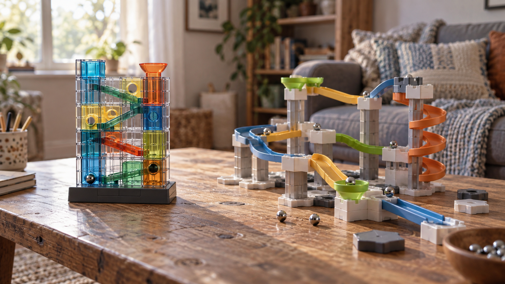 ThinkFun Gravity Maze vs GraviTrax for a 7-Year-Old